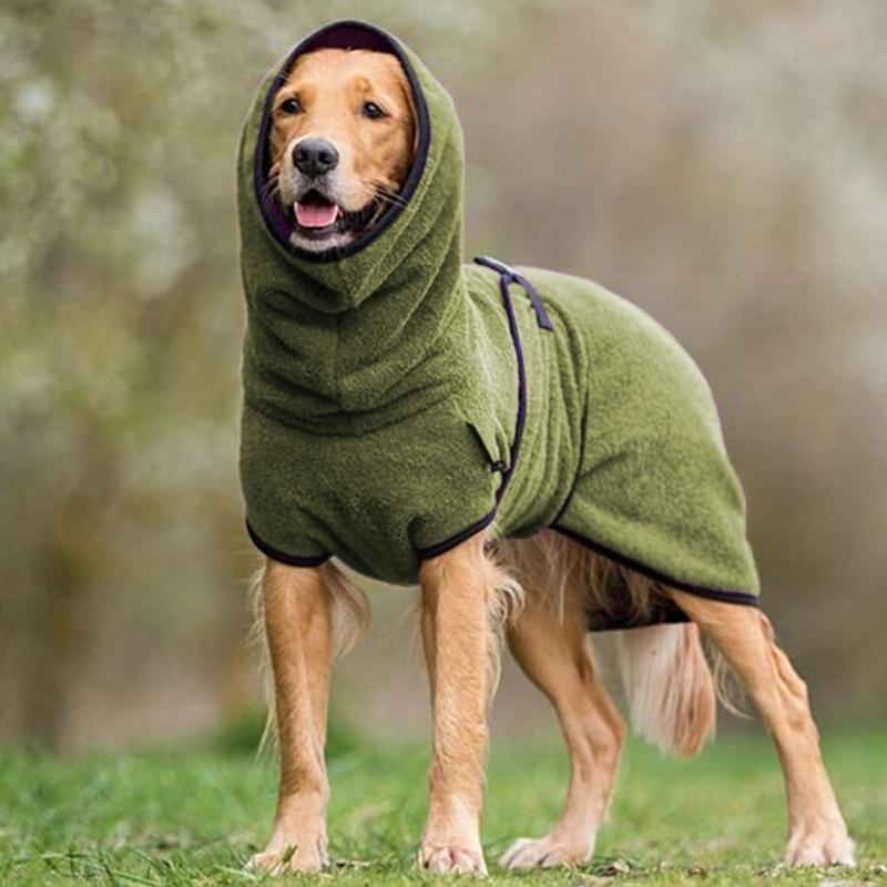 Avelena | CozyPaws - Fleece-Hundejacke mit Kapuze für Wärme und Komfort