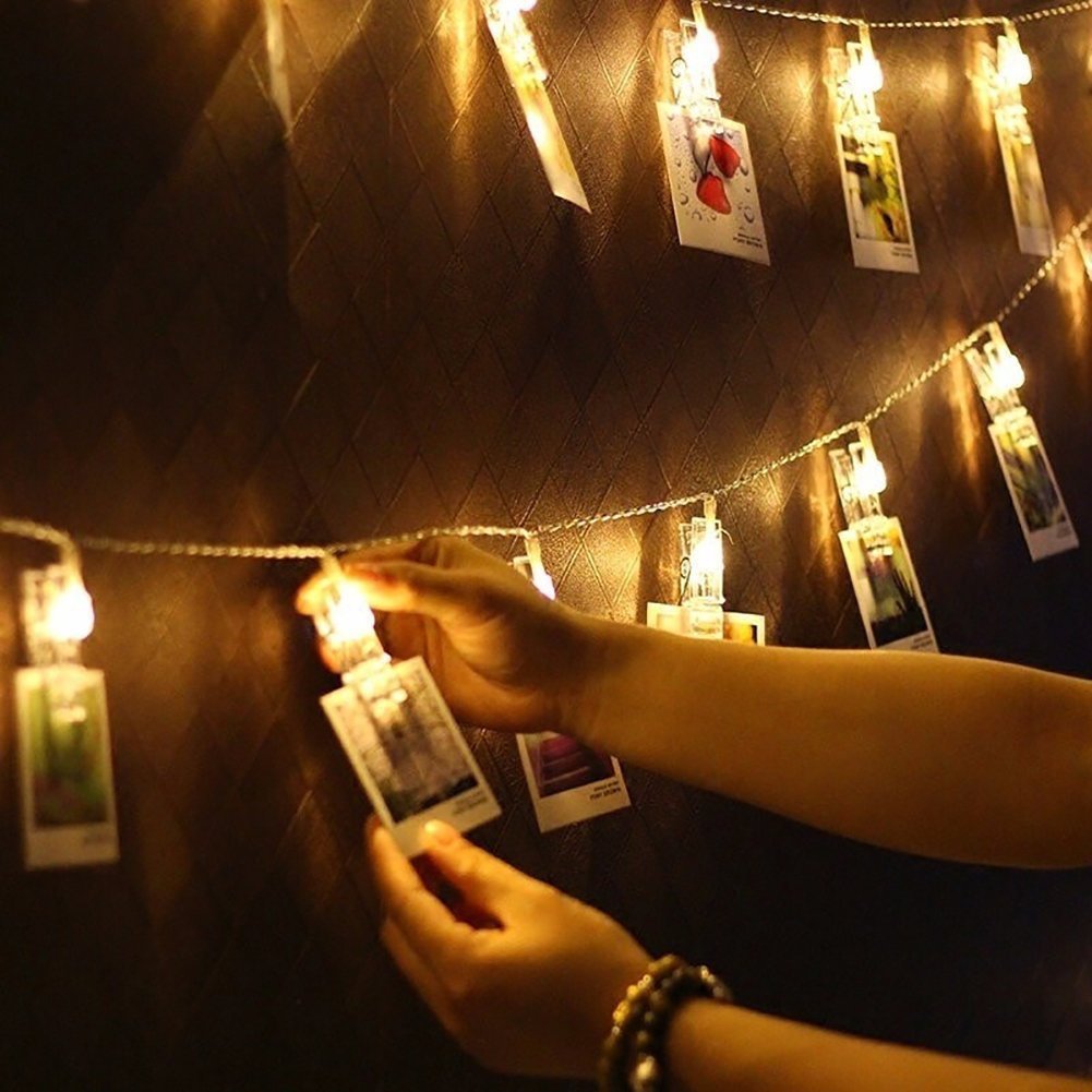 Avelena | Foto Clips LED Fairy String Lights für Bilder