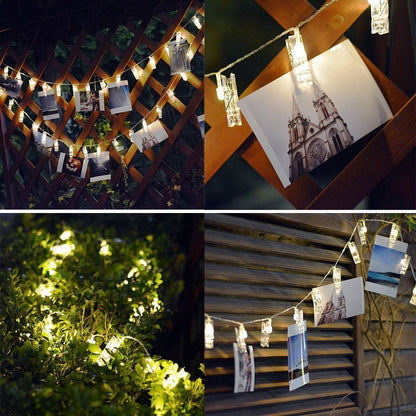 Avelena | Foto Clips LED Fairy String Lights für Bilder