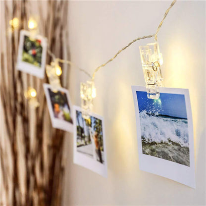 Avelena | Foto Clips LED Fairy String Lights für Bilder