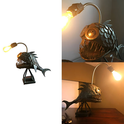 Avelena | Steampunk Anglerfish Lamp – Coole & Ungewöhnliche Stehlampe für Ihr Zuhause