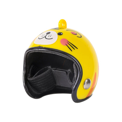 Avelena | 1Stück Hühnerhelm Kleintier Hartschalenhelm Vogel Wachtel Taube Hut Kopfbedeckung Haustier Vogelhelm Diy Cartoon Charakter Helm Haustierbedarf