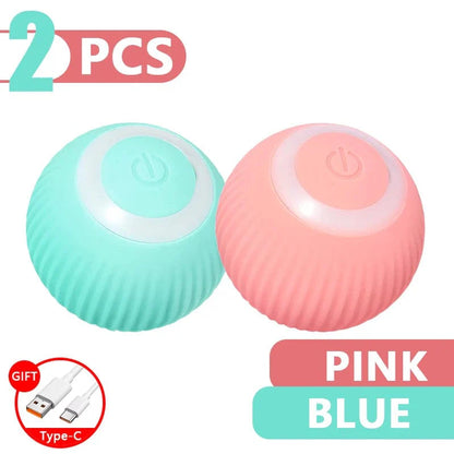 Avelena | Katze Interaktiv Ball Smarte Katzenspielzeug Elektronisch Interaktives Katzenspielzeug Innen Automatisch Rollender Magischer Ball Katzenzubehör
