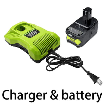 Avelena | 6Ah für Ryobi P108 18V One+ Plus Batterie 18 Volt Lithium-Ionen Elektrowerkzeuge P104 P107 Rb18L50 Rb18L20 P108