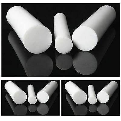 Avelena | 1 Stk Neu 100Mm,150Mm,200Mm,300Mm Lange Ptfe Runde Stange Durchmesser 10Mm,15Mm,18Mm,20Mm,25Mm,30Mm,35Mm,40Mm,45Mm,50Mm,55Mm,60Mm