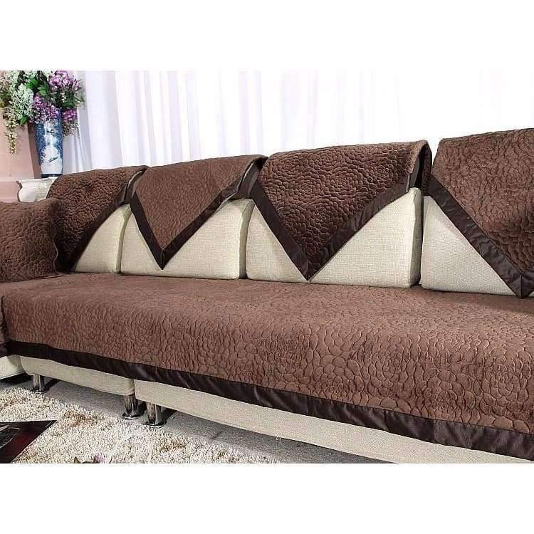 Avelena | 1 Stück Sofa Bezug Handtuch Fleece Stoff Anti-Milben Modernes Sofa Handtuch Überzug Sitz Couch Bezug Für Wohnzimmer Home Dekoration Rutschfest