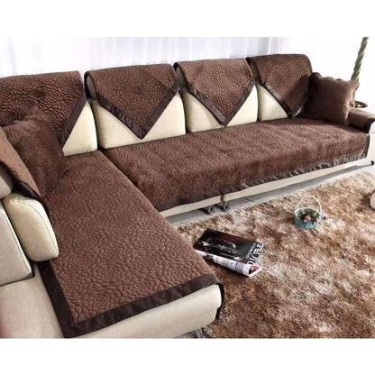 Avelena | 1 Stück Sofa Bezug Handtuch Fleece Stoff Anti-Milben Modernes Sofa Handtuch Überzug Sitz Couch Bezug Für Wohnzimmer Home Dekoration Rutschfest