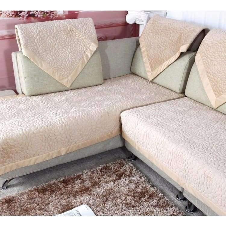 Avelena | 1 Stück Sofa Bezug Handtuch Fleece Stoff Anti-Milben Modernes Sofa Handtuch Überzug Sitz Couch Bezug Für Wohnzimmer Home Dekoration Rutschfest