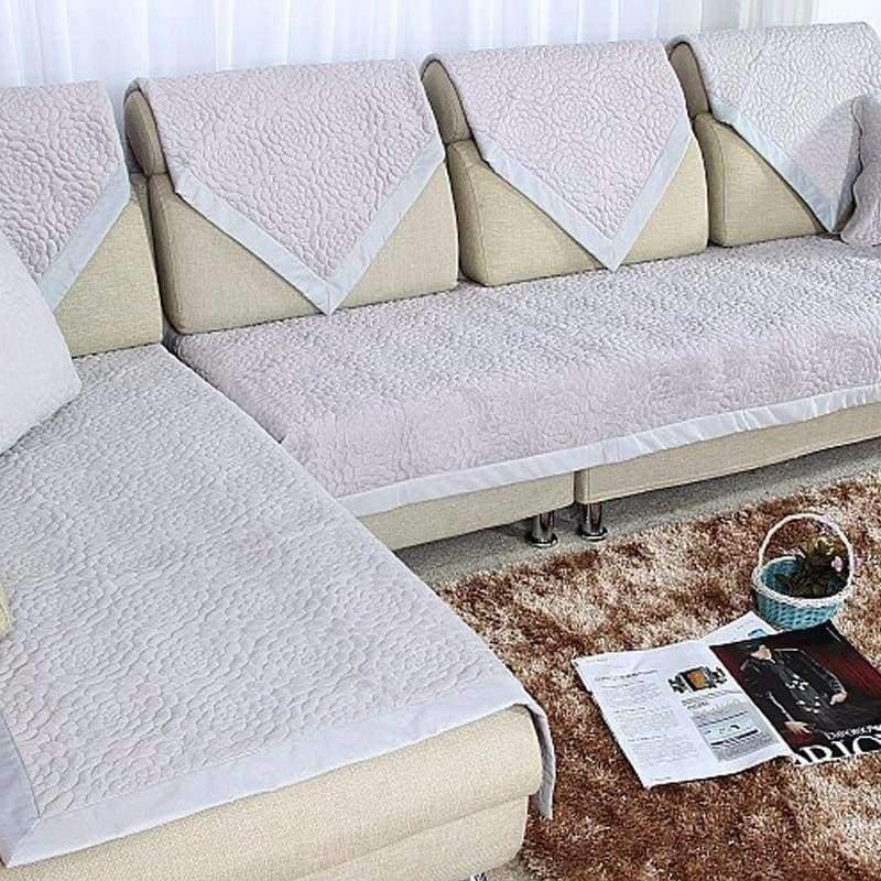 Avelena | 1 Stück Sofa Bezug Handtuch Fleece Stoff Anti-Milben Modernes Sofa Handtuch Überzug Sitz Couch Bezug Für Wohnzimmer Home Dekoration Rutschfest