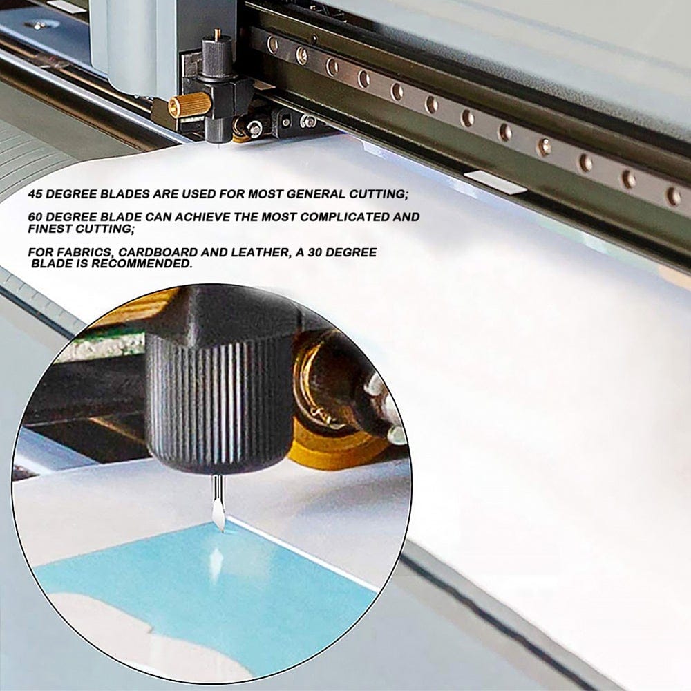 Avelena | 1 Set Roland Cricut Plotterklingen 30/45/60 Grad Klingen Schneidklingen Vinylschneider Offsetklingen Ersatzmeißel