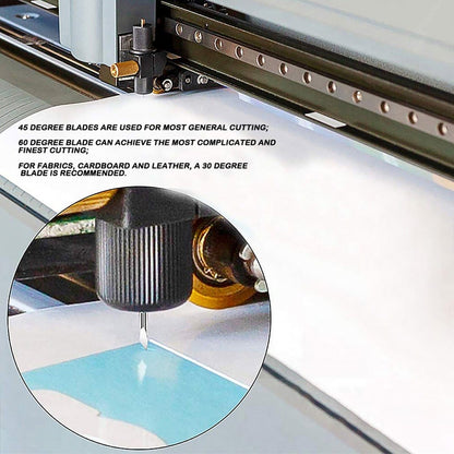 Avelena | 1 Set Roland Cricut Plotterklingen 30/45/60 Grad Klingen Schneidklingen Vinylschneider Offsetklingen Ersatzmeißel