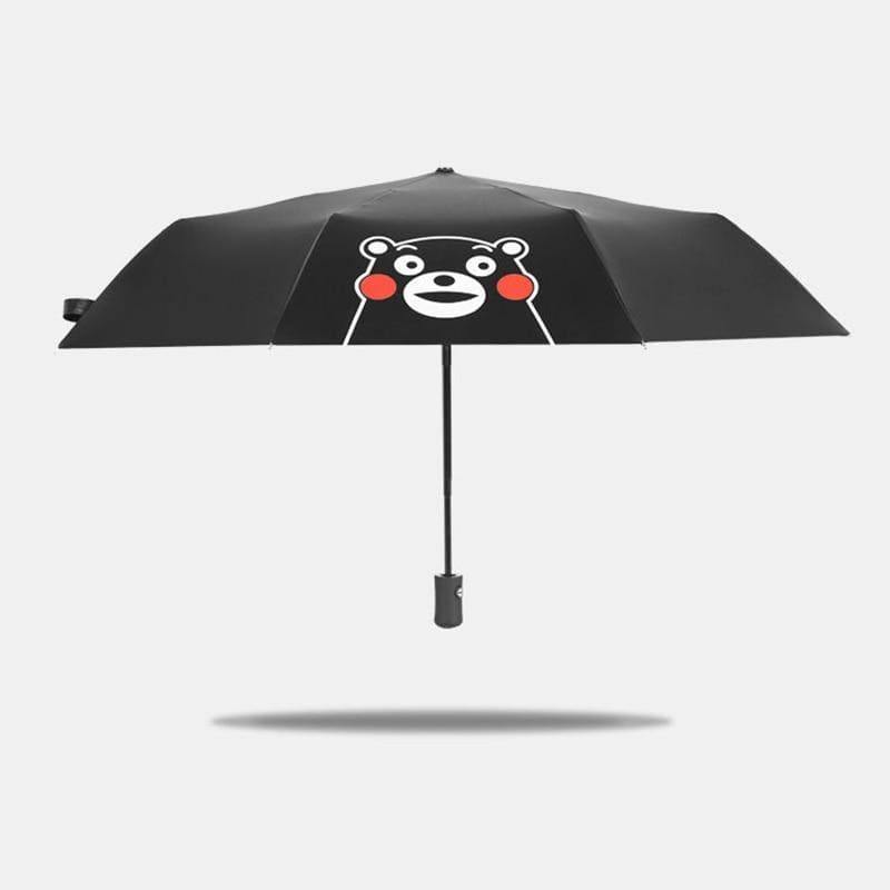 Avelena | Mode 3-Faltender Bärenmuster-Regenschirm Faltenden Damen Uv Regensichere Cartoons Regenschirm Parasol Regen Sonnen-Regenschirme Yd200161 - Yd200161