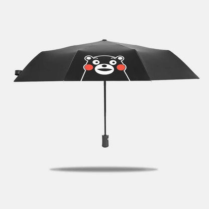 Avelena | Mode 3-Faltender Bärenmuster-Regenschirm Faltenden Damen Uv Regensichere Cartoons Regenschirm Parasol Regen Sonnen-Regenschirme Yd200161 - Yd200161