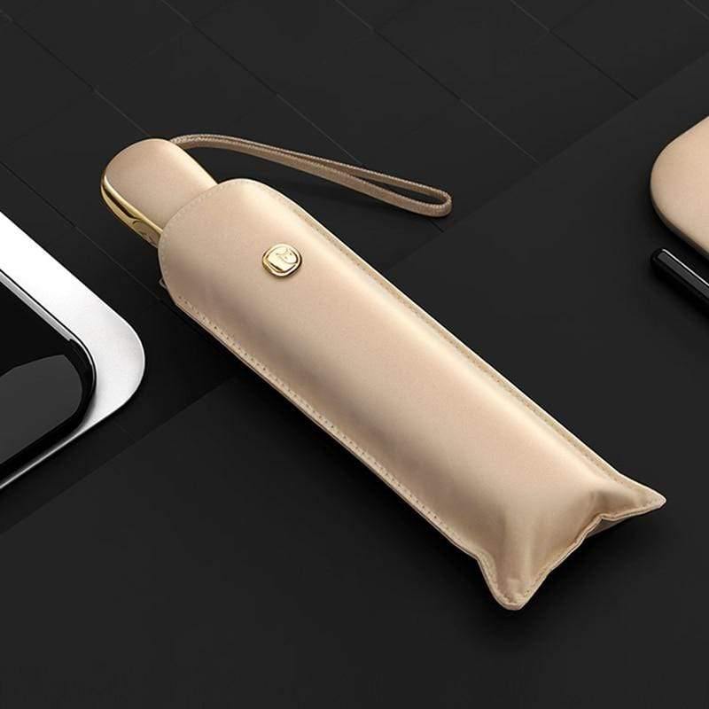 Avelena | Automatischer Regenschirm für Frauen Ultraleicht Reise Sonnenschirm Mädchen Anti-Uv Tragbare Faltbare Schirme 6 Rippen Parasol