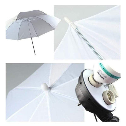 Avelena | Fotografie Schirm33 Video Soft Fotografie Schirm Translucent Soft Zoll Weiß Tragbar Soft und Leicht Foto Studio Licht - Weiß