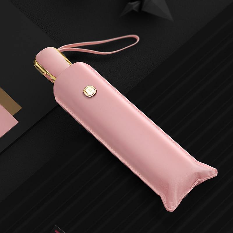 Avelena | Automatischer Regenschirm für Frauen Ultraleicht Reise Sonnenschirm Mädchen Anti-Uv Tragbare Faltbare Schirme 6 Rippen Parasol