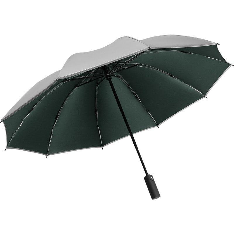Avelena | Regenschirm Frauen Regenfest Winddicht Reflektierender Regenschirm Regen Frauen Anti-Uv Regenschirme Pink Drei-Faltende Automatische Regenschirme