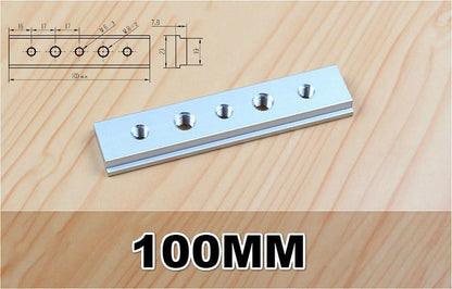 Avelena | Aluminium T-Slot-Schiene M6 M8 Gleitplatte für T-Slot T-Schiene Gehrungsschiene Befestigung Slot Holzwerkzeug Frästisch Werkzeuge