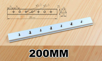 Avelena | Aluminium T-Slot-Schiene M6 M8 Gleitplatte für T-Slot T-Schiene Gehrungsschiene Befestigung Slot Holzwerkzeug Frästisch Werkzeuge