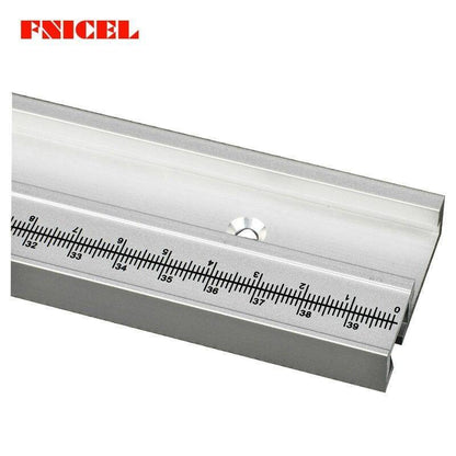 Avelena | 400-800Mm Aluminiumlegierung T-Slot Schiene mit Skala und Gehrungsstopp Bewegliche Skala T- Slots Frästisch Sägestation Holzarbeiten Diy