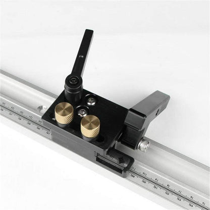Avelena | 400-800Mm Aluminiumlegierung T-Slot Schiene mit Skala und Gehrungsstopp Bewegliche Skala T- Slots Frästisch Sägestation Holzarbeiten Diy