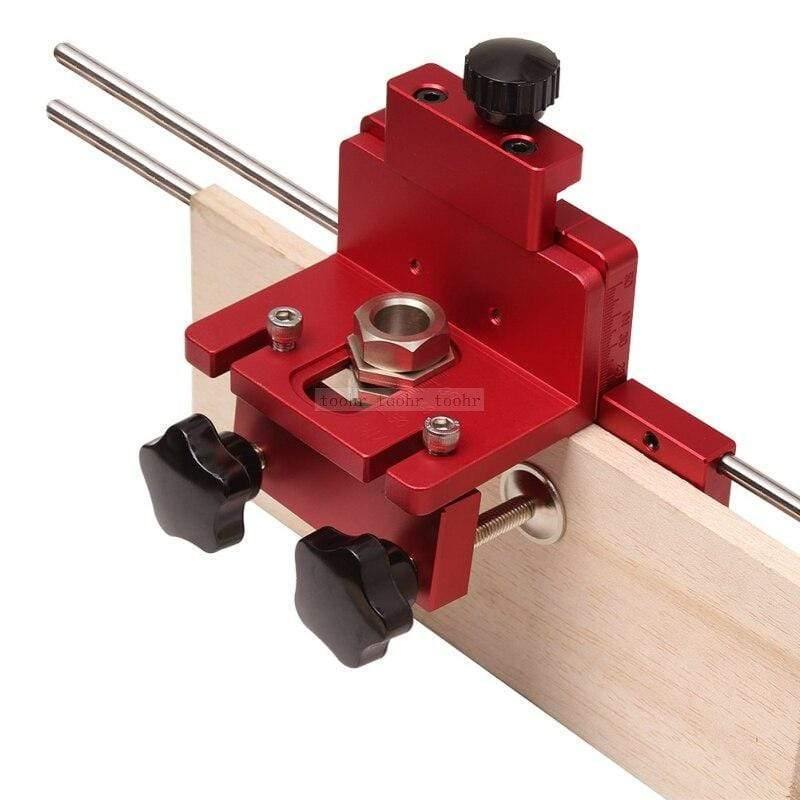 Avelena | Doweling Jig Holzverarbeitung 3 In 1 Loch Bohrer Punch Positionierer Führungsortungsgerät für Möbel Schnelle Verbindung Holzverarbeitung Diy Werkzeuge