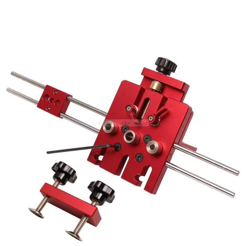 Avelena | Doweling Jig Holzverarbeitung 3 In 1 Loch Bohrer Punch Positionierer Führungsortungsgerät für Möbel Schnelle Verbindung Holzverarbeitung Diy Werkzeuge