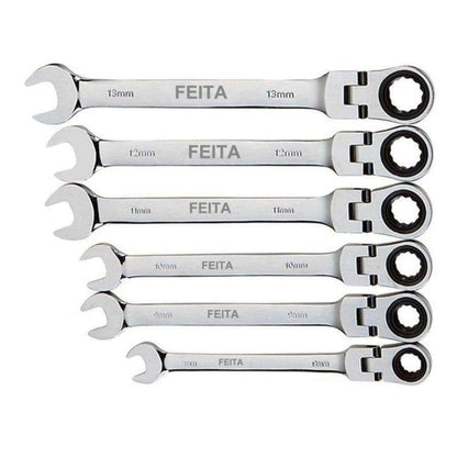 Avelena | Feita 8-13Mm Schraubenschlüssel Satz Drehmoment Flexible Offenes Ende Fahrradschlüssel Auto Reparatur Handwerkzeuge 1Stück & 6Stücke/Satz