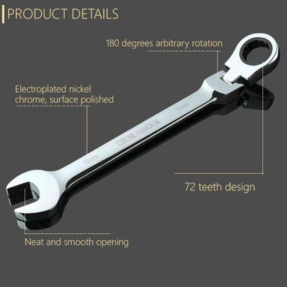 Avelena | Feita 8-13Mm Schraubenschlüssel Satz Drehmoment Flexible Offenes Ende Fahrradschlüssel Auto Reparatur Handwerkzeuge 1Stück & 6Stücke/Satz