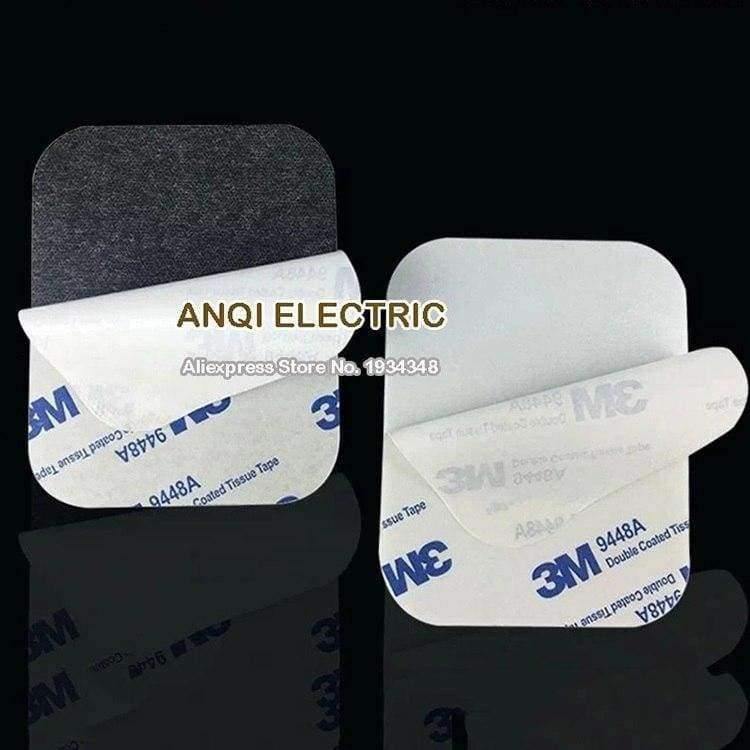 Avelena | 10Stk / Los 3M Vahva Doppelseitiges Klebeband Acrylschaumklebeband Zweiseitiges Klebeband Schwarz 78Mm * 61Mm * 3Mm / 40Mm * 58Mm * 3Mm