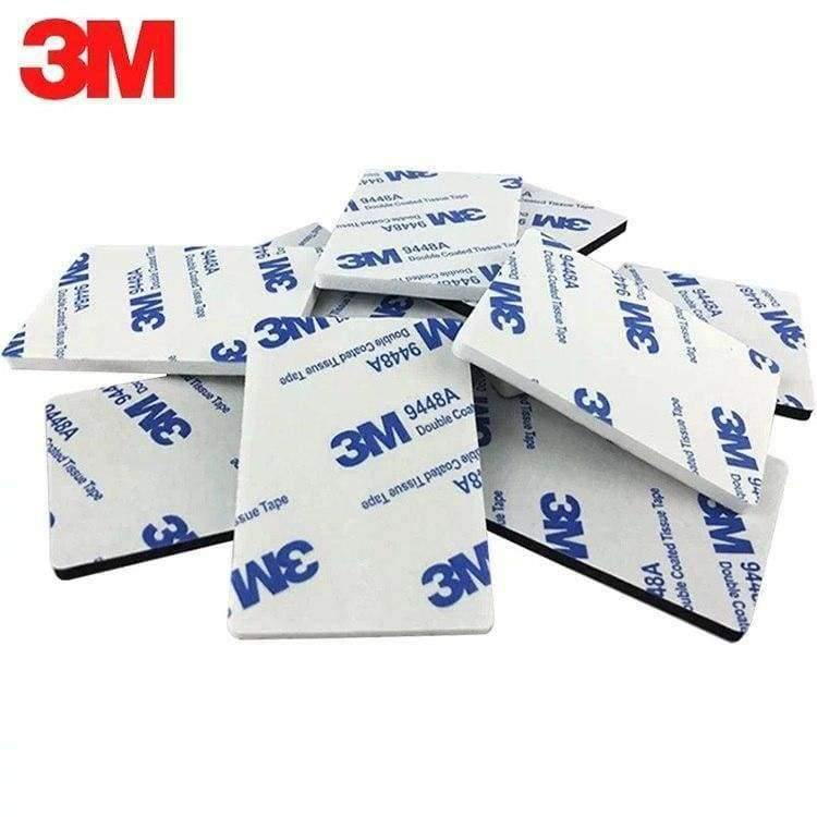 Avelena | 10Stk / Los 3M Vahva Doppelseitiges Klebeband Acrylschaumklebeband Zweiseitiges Klebeband Schwarz 78Mm * 61Mm * 3Mm / 40Mm * 58Mm * 3Mm