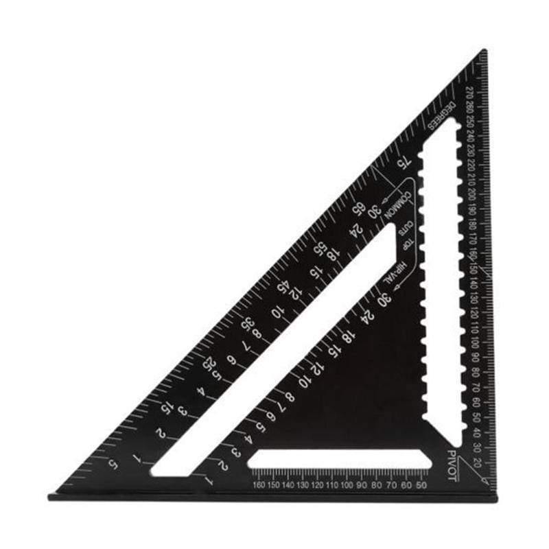 Avelena | 12 Zoll Dreieckslineal Zimmermannsquad Svenson Metrisches Quadrat Zimmermannswerkzeuge Tischler Quadrat Layout Gauge Messwerkzeug