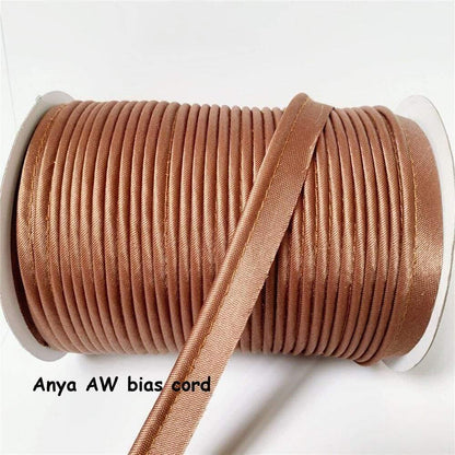 Avelena | 12Mm X 20Yards/Rolle Satin Schrägband Bindeband, Aw Marke Handgemacht für Diy Kleidung Nähen und Säumen