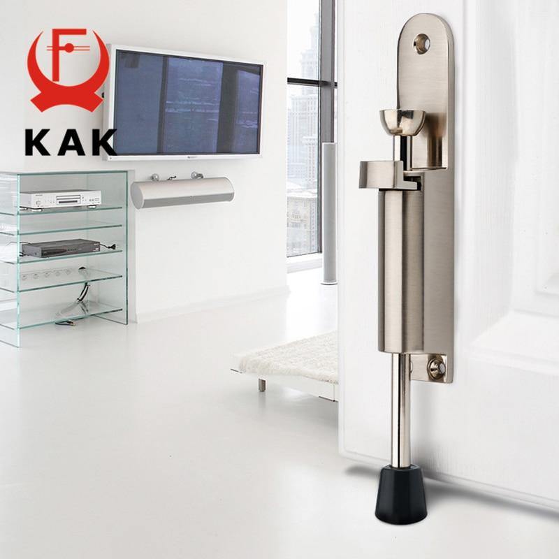 Avelena | Zinklegierung Fußbetriebene Hebel Türstopper Verstellbarer Kickdown Bronze Türhalter Türstop Hardware Türpuffer Beschläge