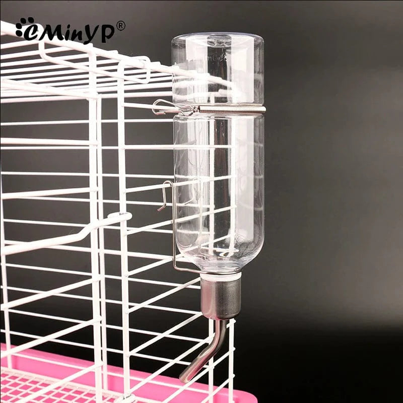 Avelena | 180Ml/350Ml Kunststoff Hamster Trinkflasche Käfig Wasserflasche Spender Für Kaninchen Meerschweinchen Hase Eichhörnchen Kleines Haustier Futterspender