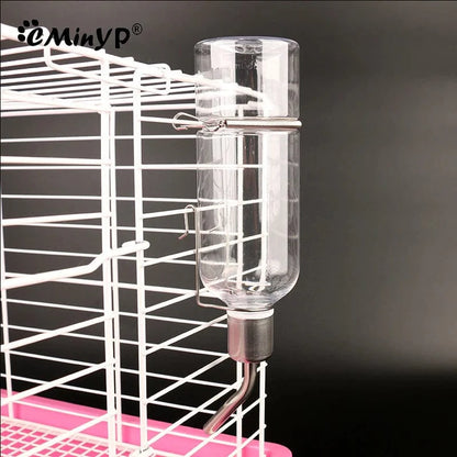 Avelena | 180Ml/350Ml Kunststoff Hamster Trinkflasche Käfig Wasserflasche Spender Für Kaninchen Meerschweinchen Hase Eichhörnchen Kleines Haustier Futterspender