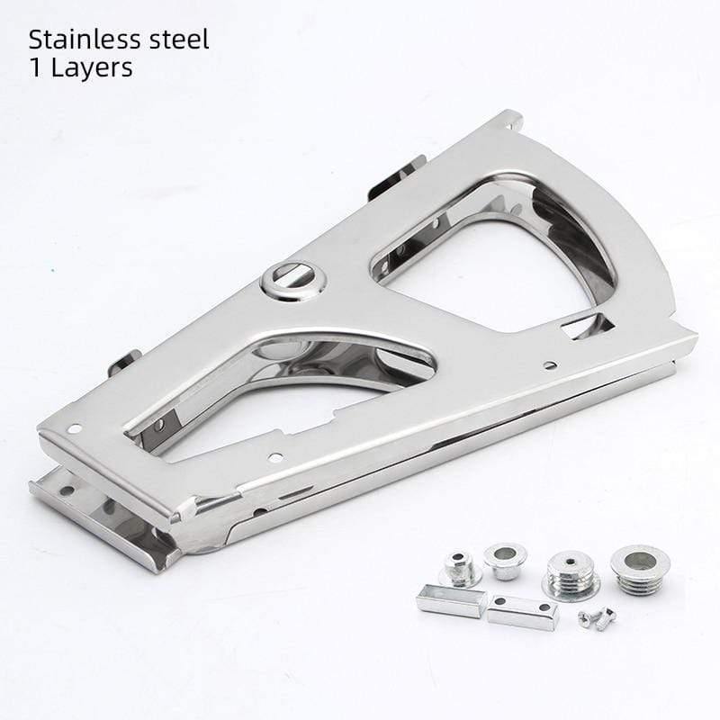 Avelena | 1 Paar Edelstahl Möbel Scharniere Schuhe Schublade Schrank Scharniere Regal Zubehör Schuhschrank Flip Möbel Zubehör