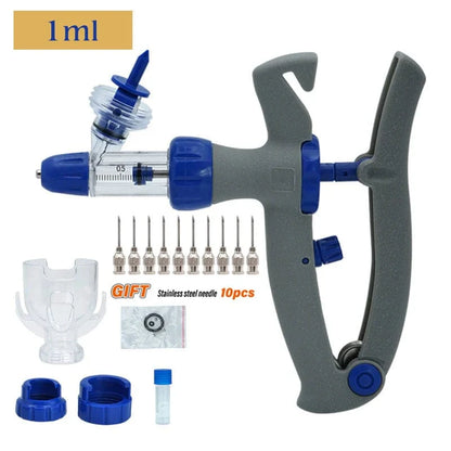 Avelena | 1Ml/2Ml/5Ml Automatische Veterinäre Kontinuierliche Spritze Tierinjektion Einstellbarer Impfstoff Für Nutztiere Schwein Rind Schaf