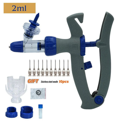 Avelena | 1Ml/2Ml/5Ml Automatische Veterinäre Kontinuierliche Spritze Tierinjektion Einstellbarer Impfstoff Für Nutztiere Schwein Rind Schaf