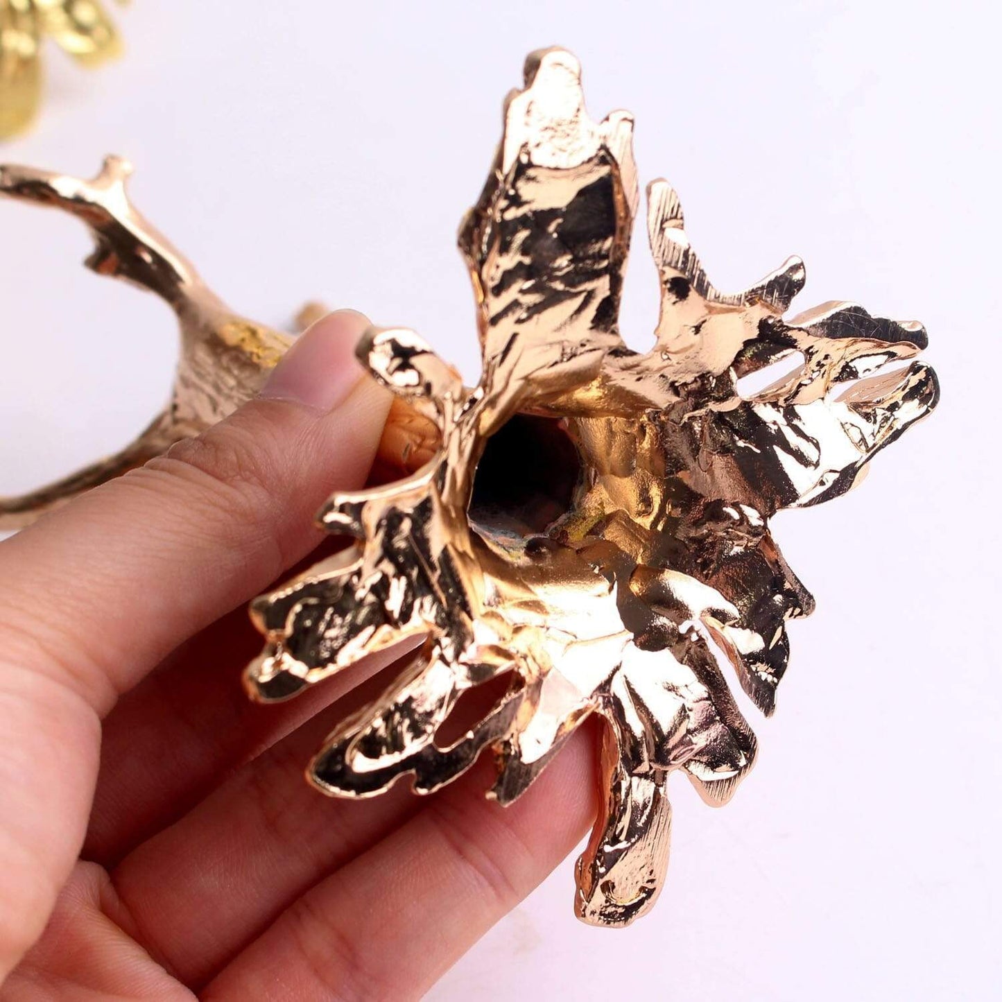 Avelena | 1Pc Gold Silber Dendritische Metall Handwerksstand Baumförmiger Sockel Kristallkugel Basis Grundlage Für Kristall Ei & Kugel Ball