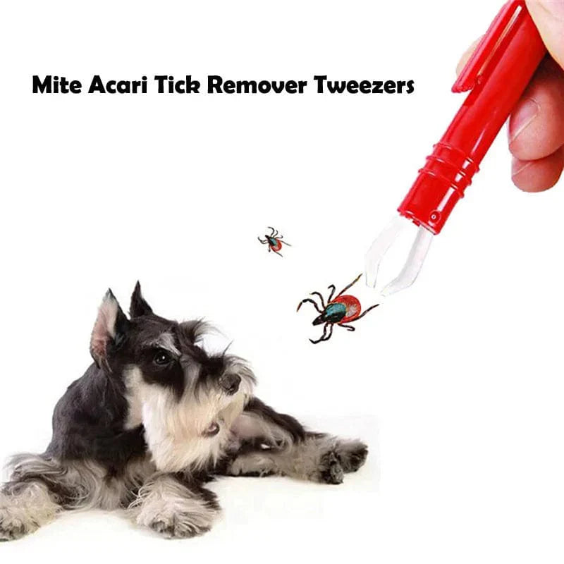 Avelena | 1Pc Pinzette Milben Anti Hund Zecken Und Flöhe Floh Zecken Pinzette Clip Entferner Kaninchen Floh Entfernen Zecken Werkzeug Haar Pflege Werkzeuge