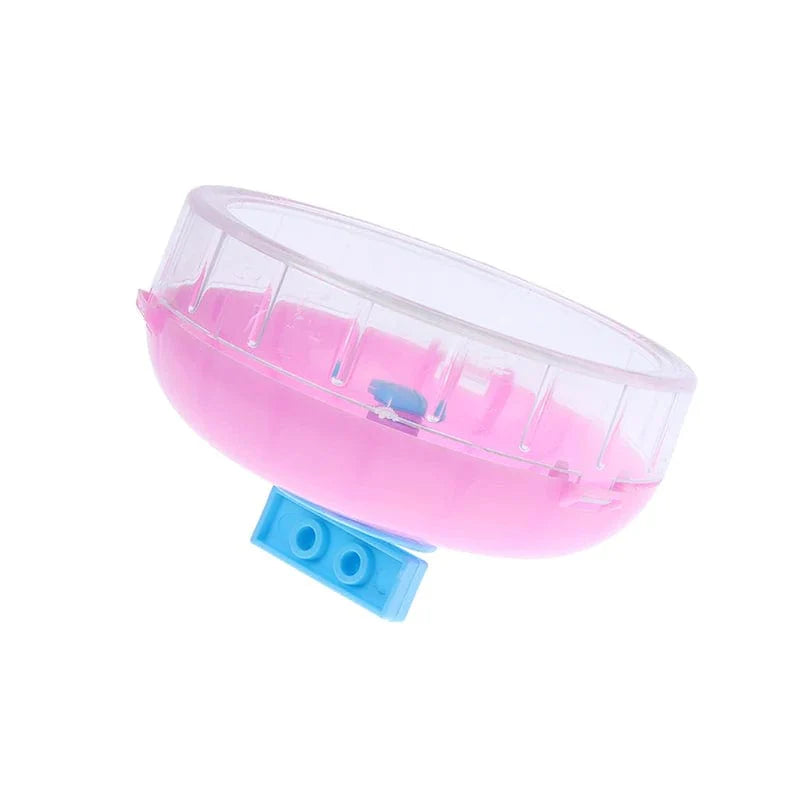 Avelena | 1 Stück 11 Cm Hamster Rad Kleine Tier Lauf Disc Spielzeuge Niedliches Plastisches Jogging Übungsrad Haustier Käfig Zubehör