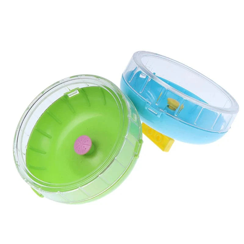 Avelena | 1 Stück 11 Cm Hamster Rad Kleine Tier Lauf Disc Spielzeuge Niedliches Plastisches Jogging Übungsrad Haustier Käfig Zubehör