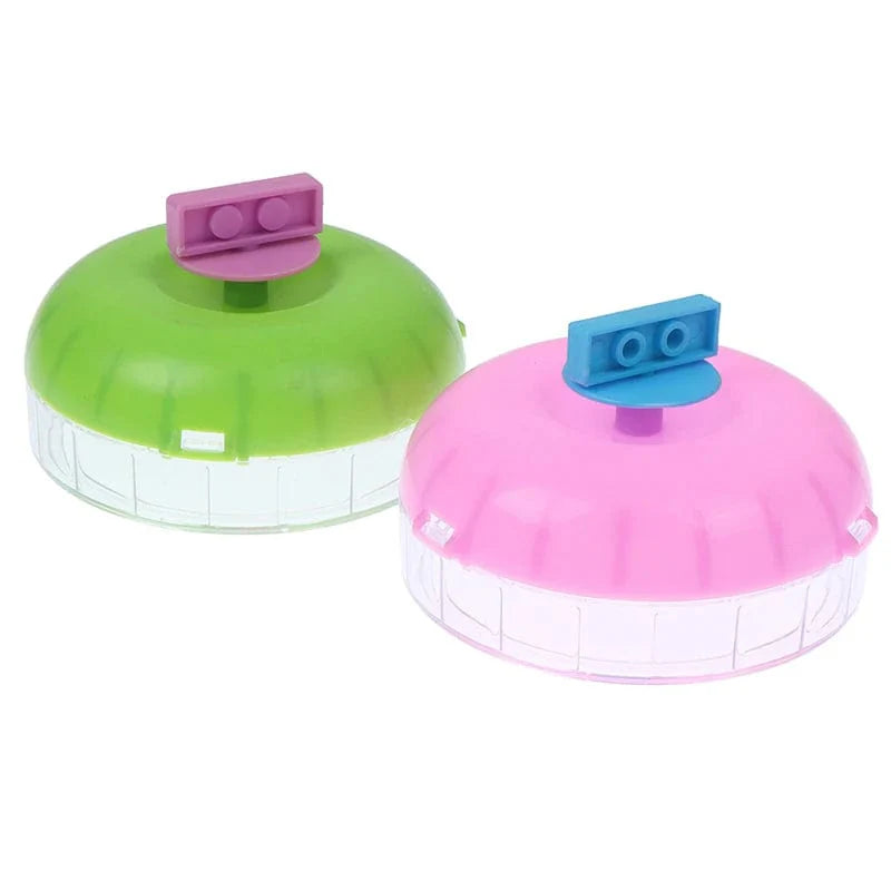 Avelena | 1 Stück 11 Cm Hamster Rad Kleine Tier Lauf Disc Spielzeuge Niedliches Plastisches Jogging Übungsrad Haustier Käfig Zubehör