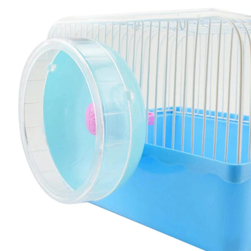 Avelena | 1 Stück 11 Cm Hamster Rad Kleine Tier Lauf Disc Spielzeuge Niedliches Plastisches Jogging Übungsrad Haustier Käfig Zubehör
