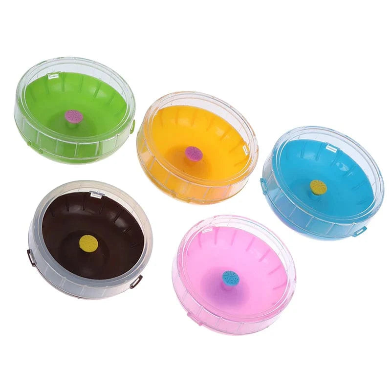 Avelena | 1 Stück 11 Cm Hamster Rad Kleine Tier Lauf Disc Spielzeuge Niedliches Plastisches Jogging Übungsrad Haustier Käfig Zubehör