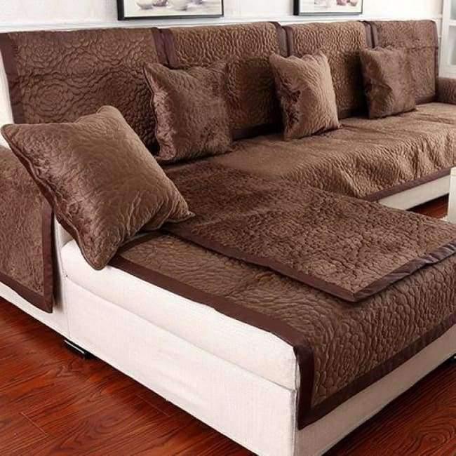 Avelena | 1 Stück Sofa Bezug Handtuch Fleece Stoff Anti-Milben Modernes Sofa Handtuch Überzug Sitz Couch Bezug Für Wohnzimmer Home Dekoration Rutschfest
