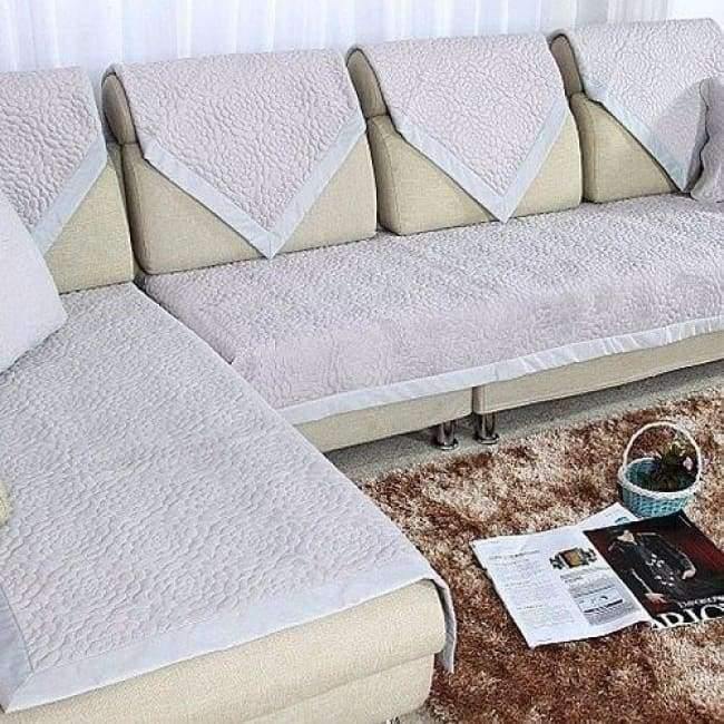Avelena | 1 Stück Sofa Bezug Handtuch Fleece Stoff Anti-Milben Modernes Sofa Handtuch Überzug Sitz Couch Bezug Für Wohnzimmer Home Dekoration Rutschfest