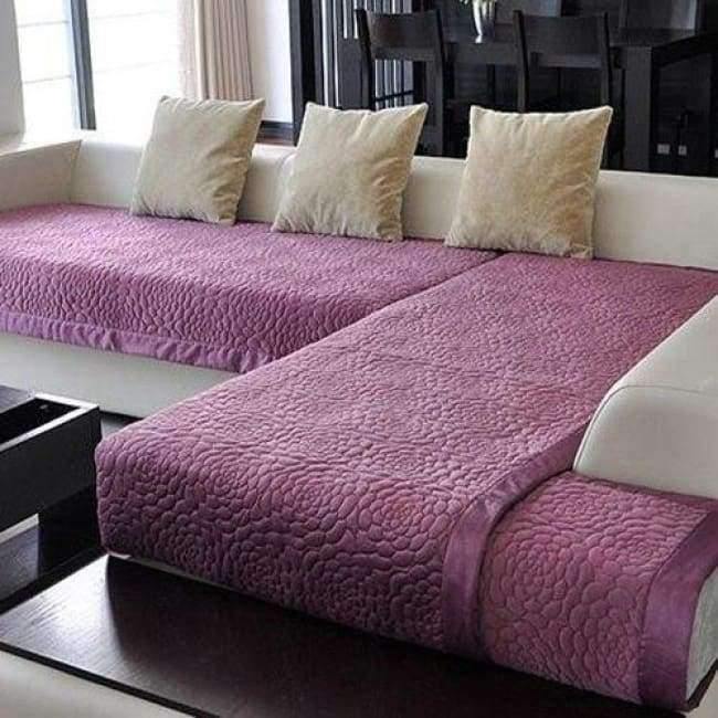 Avelena | 1 Stück Sofa Bezug Handtuch Fleece Stoff Anti-Milben Modernes Sofa Handtuch Überzug Sitz Couch Bezug Für Wohnzimmer Home Dekoration Rutschfest