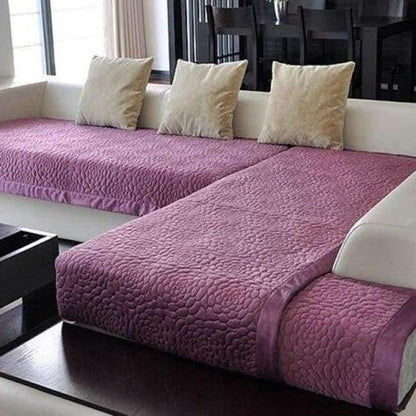 Avelena | 1 Stück Sofa Bezug Handtuch Fleece Stoff Anti-Milben Modernes Sofa Handtuch Überzug Sitz Couch Bezug Für Wohnzimmer Home Dekoration Rutschfest